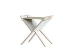 Klaburet Stool White/Linen - Piet Hein