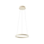 Albiona LED-riippuvalaisin, beige, 1 rengas, halkaisija 40 cm – Arcchio