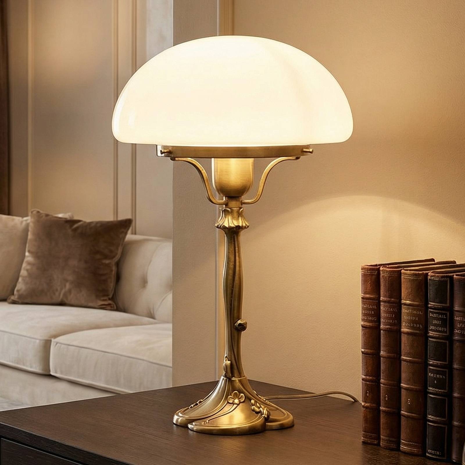 Berliner Messinglampen Lampe à poser Katharina au style classique