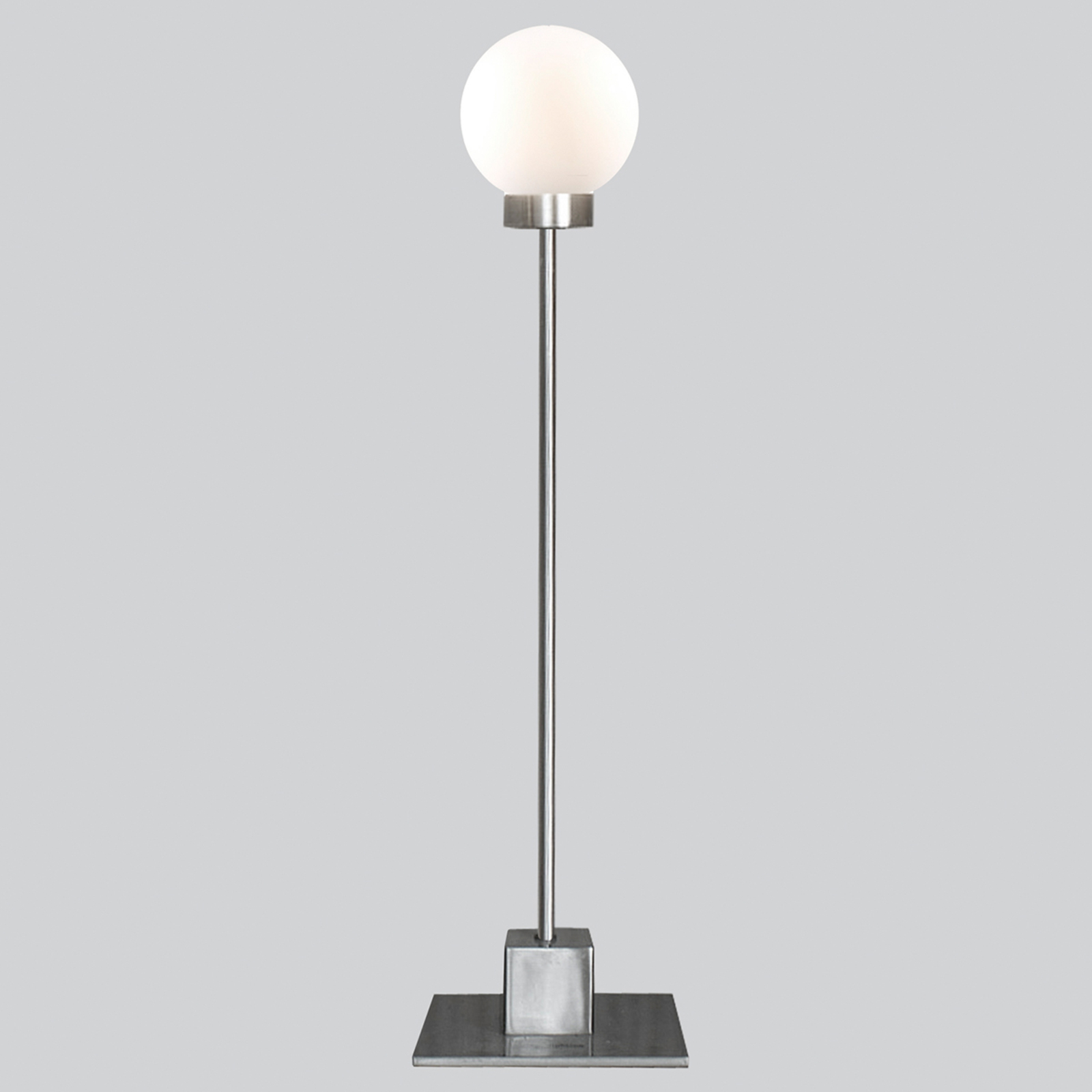 Minimalistinen pöytälamppu Snowball, metallinen