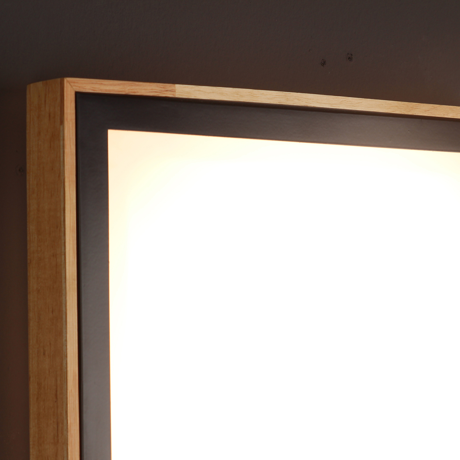 Solstar-LED-kattovalaisin kulmikas, 39 x 39 cm