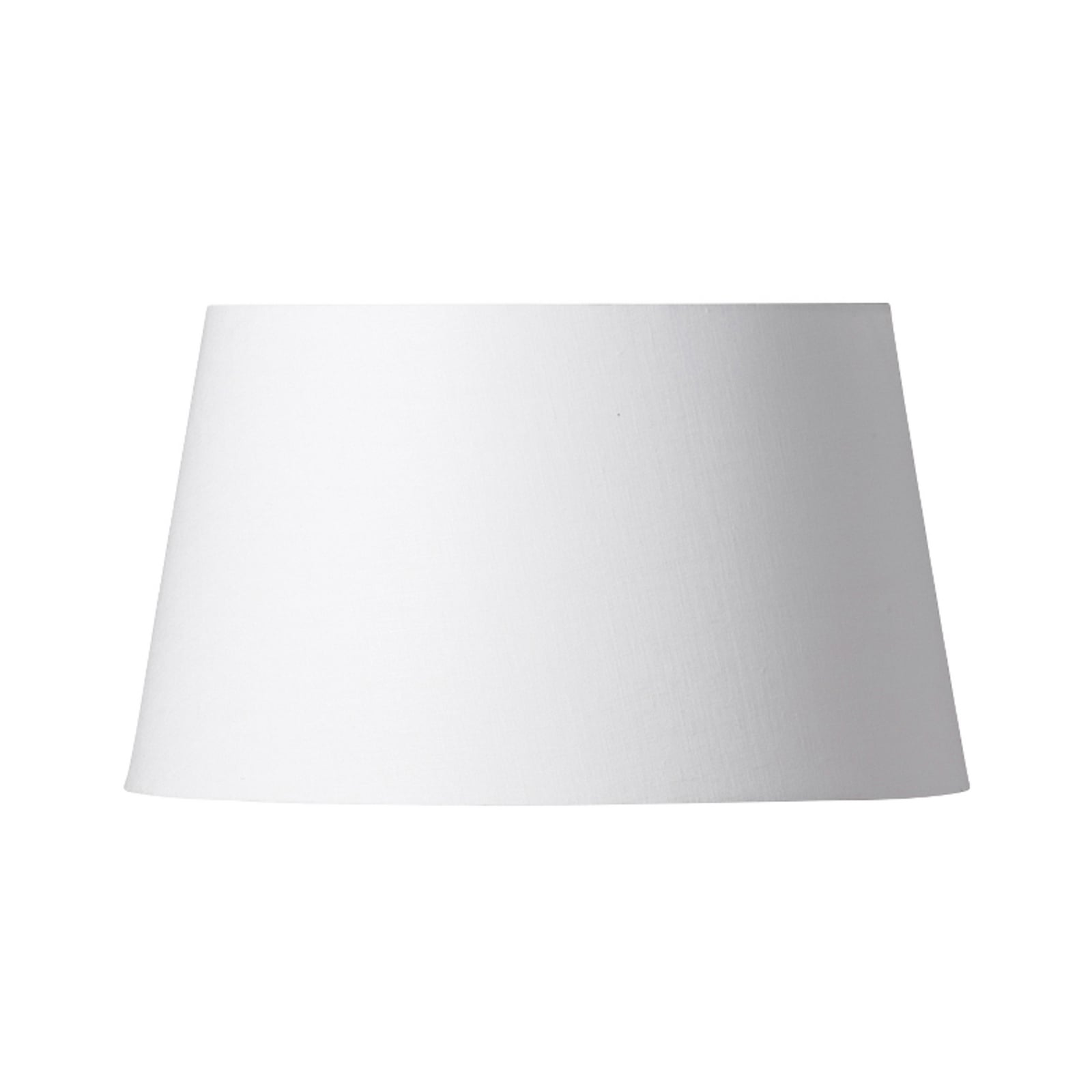 Enkel, rett lampeskjerm, hvit, Ø 33 cm – Watt &amp; Veke