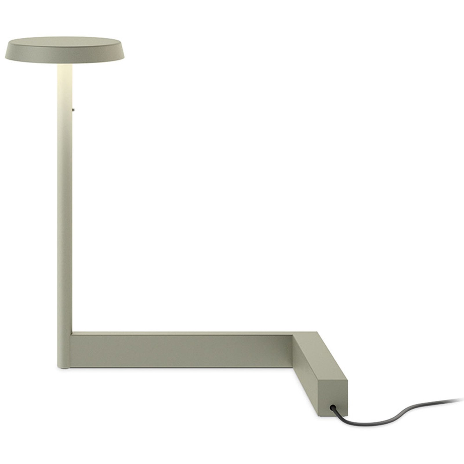 Vibia Flat LED table lamp in metal, dimmable