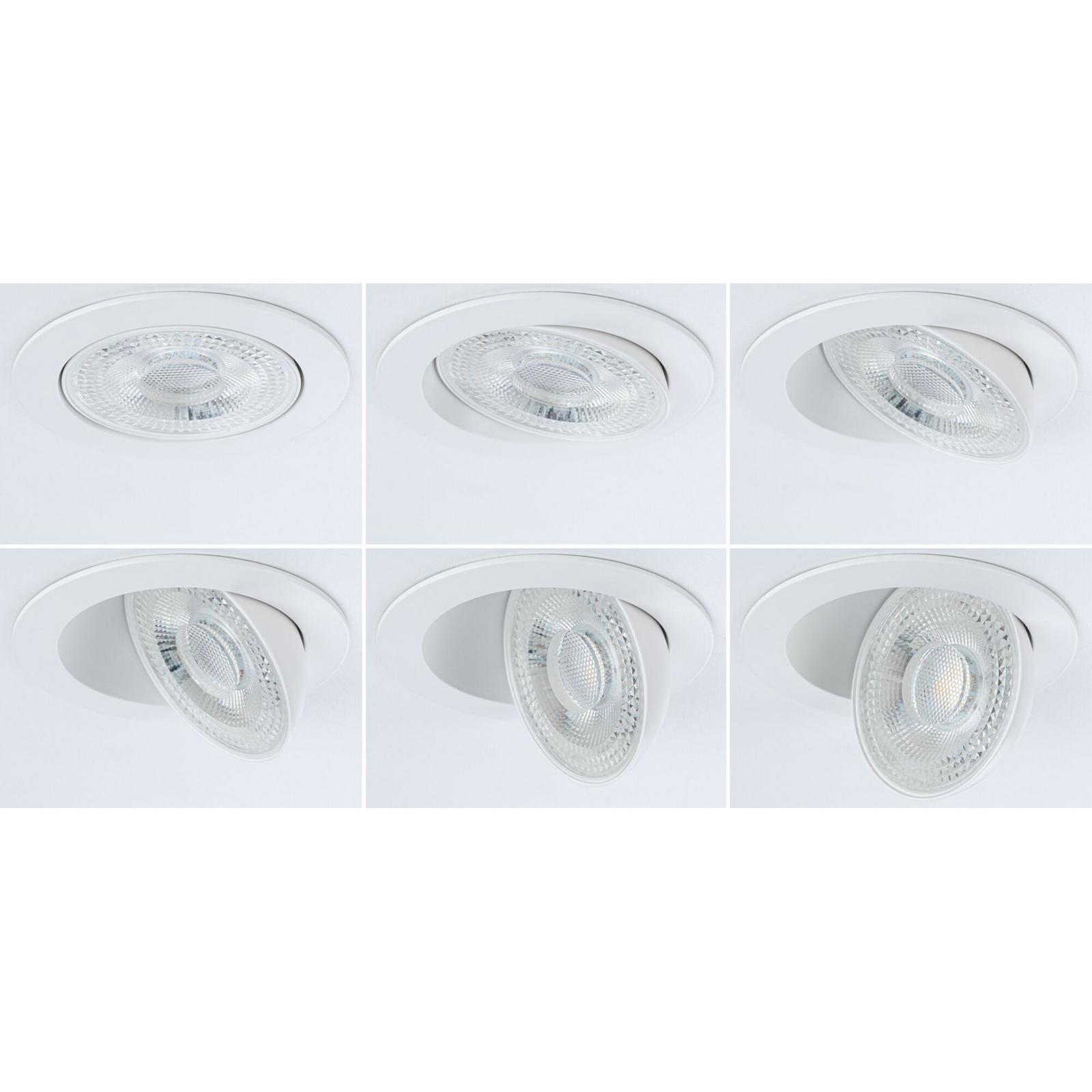 Paulmann Aumus White Select CCT LED ugradbena svjetiljka, bijela, set od 3 Paulmann Aumus White Select CCT LED ugradbena svjetiljka, bijela, set od 3