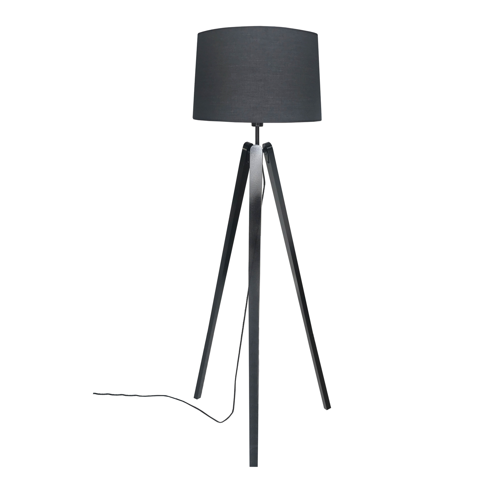 Aluminor Essence trebent golvlampa, svart
