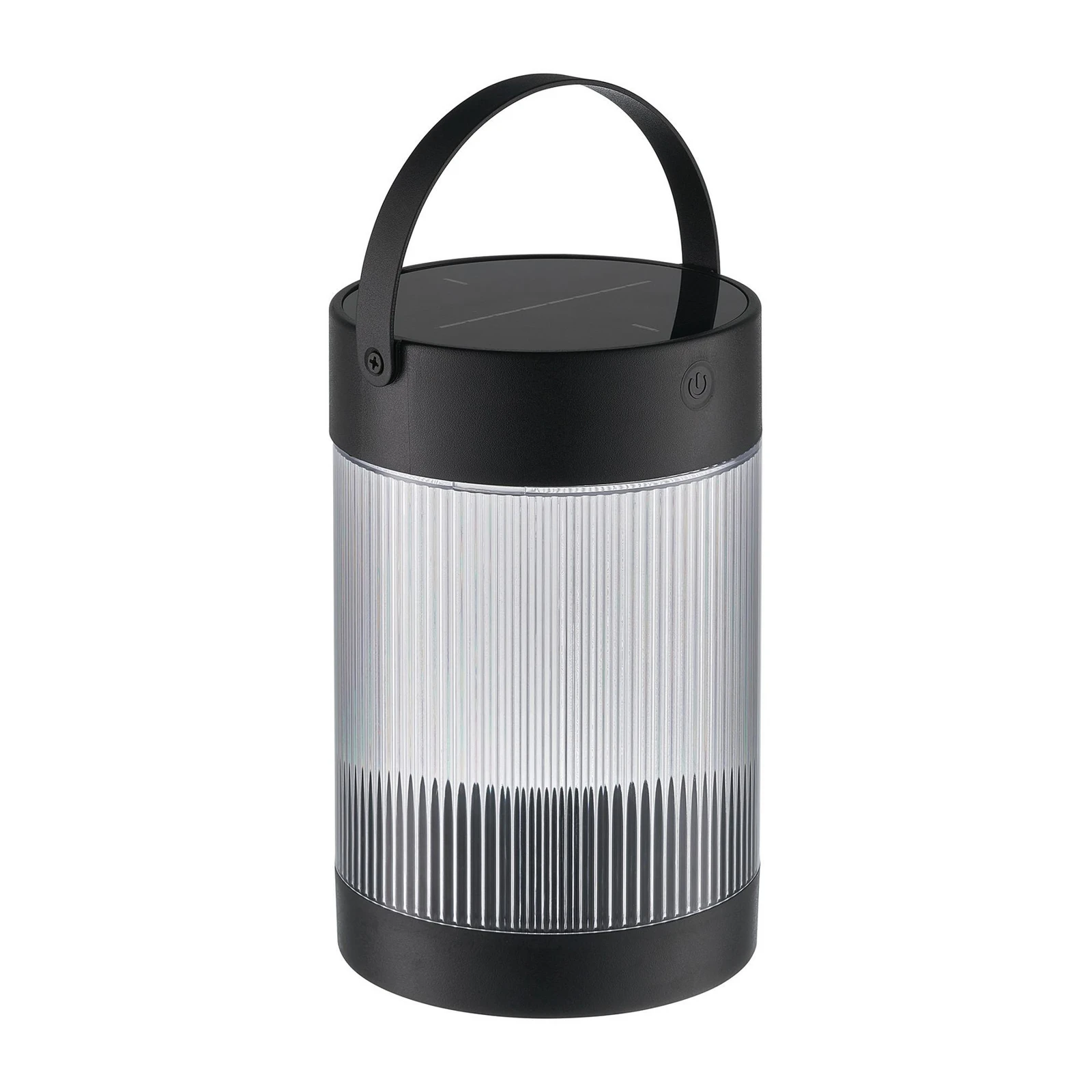 Coupar zonne-tafellamp, zwart, kunststof, IP44