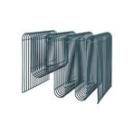 AYTM Držák na časopisy Curva, prachově modrý, kov, délka 41 cm