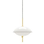 Clam Függőlámpa Ø550 Opal/Brass - Fritz Hansen