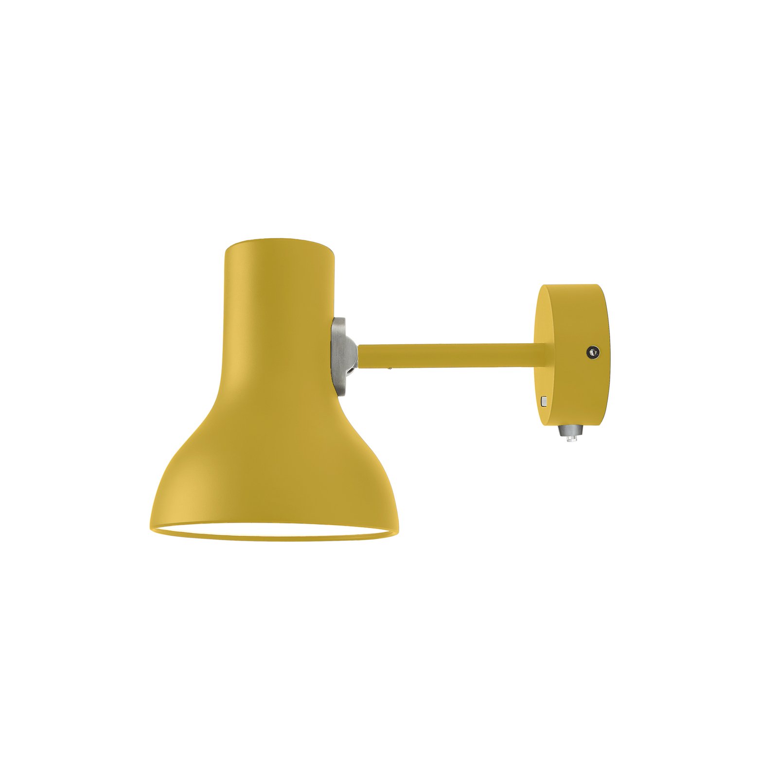 Applique murale Type 75 avec interrupteur, jaune ocre - Anglepoise