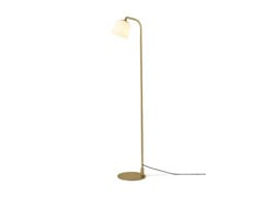 Room 49 Gulvlampe Ø15 Antique Brass/Opal - Halo Design