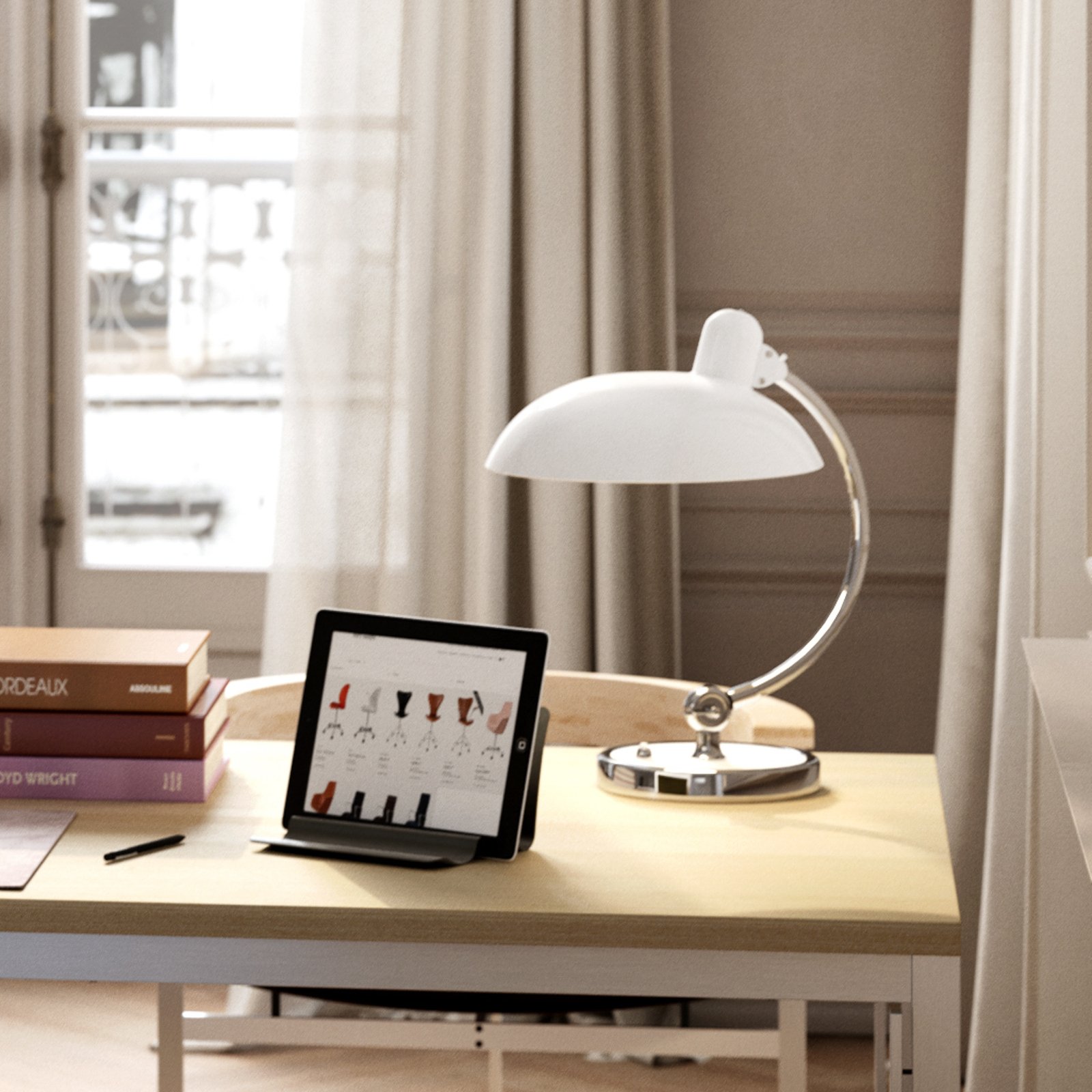 KAISER idell™ 6631-T Lampe de Table Blanc - Fritz Hansen