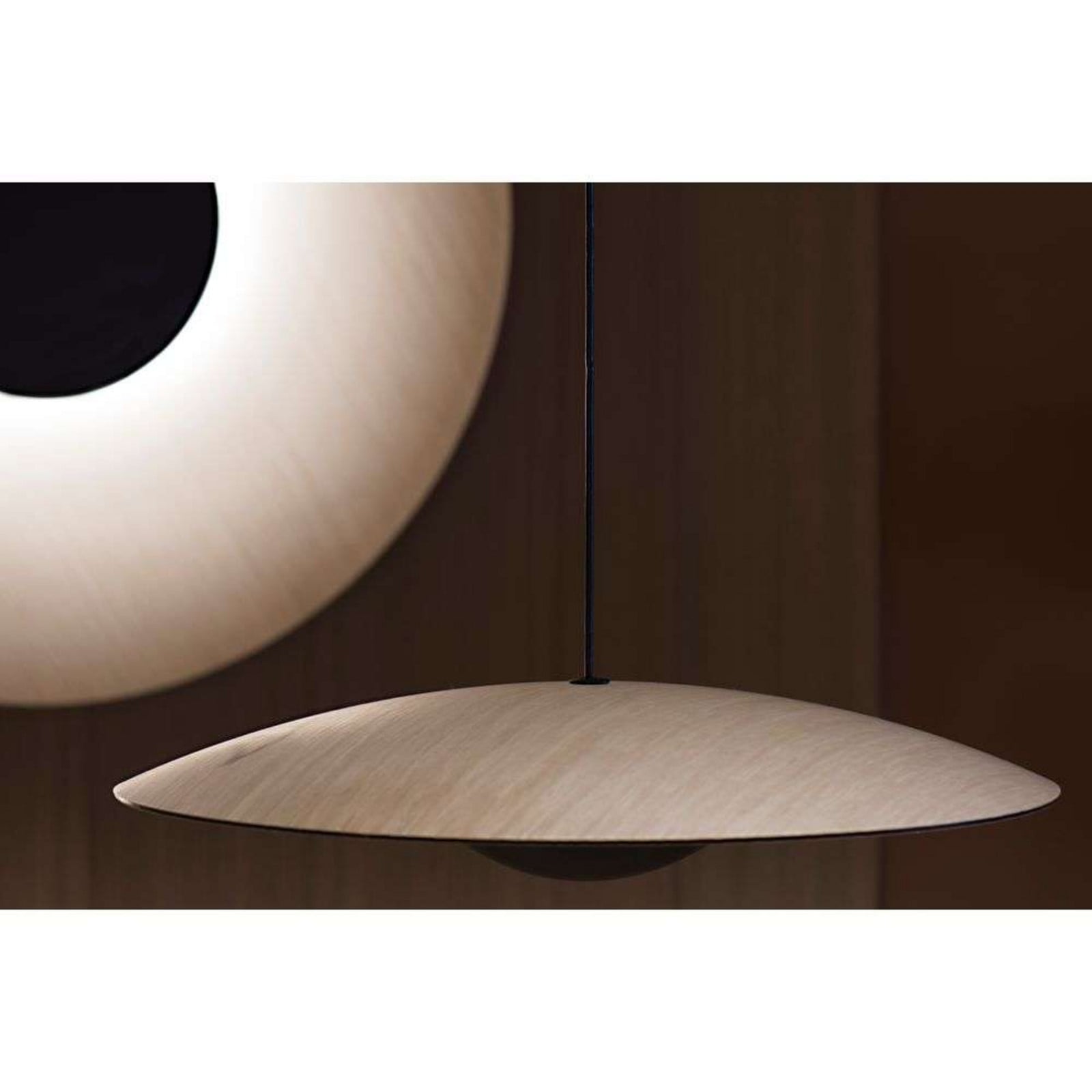 Ginger 60 Pendelleuchte Oak MARSET - Esszimmer - Aluminium