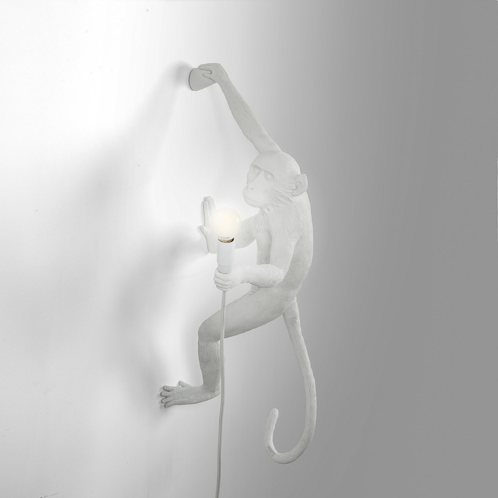 Monkey Hanging Nástěnné Svítidlo Right White - Seletti
