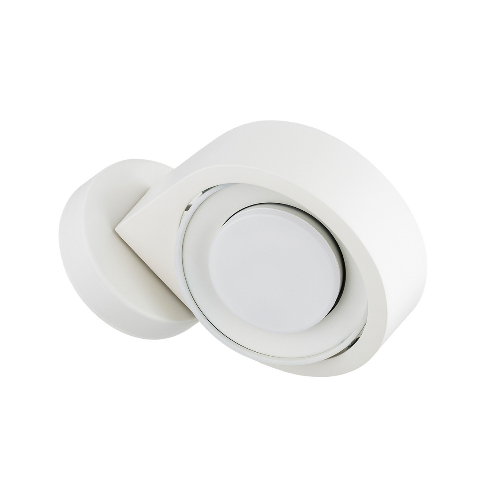 Seinäkohdevalaisin Lili, kermanvärinen, Ø 14 cm, GX53