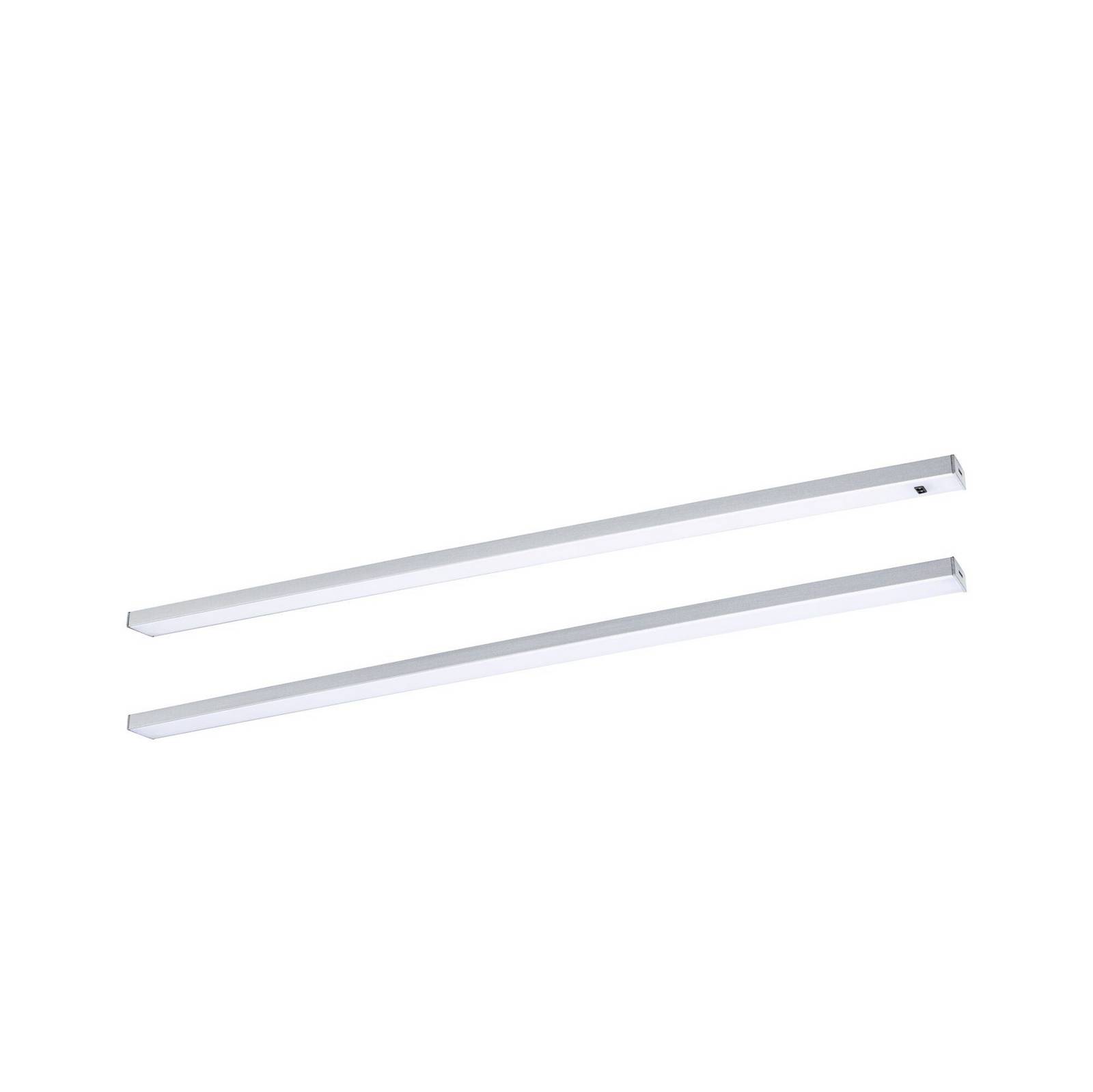 Inline LED-Unterbauleuchte-Basisset 6 W Warmweiß Chrom (matt)