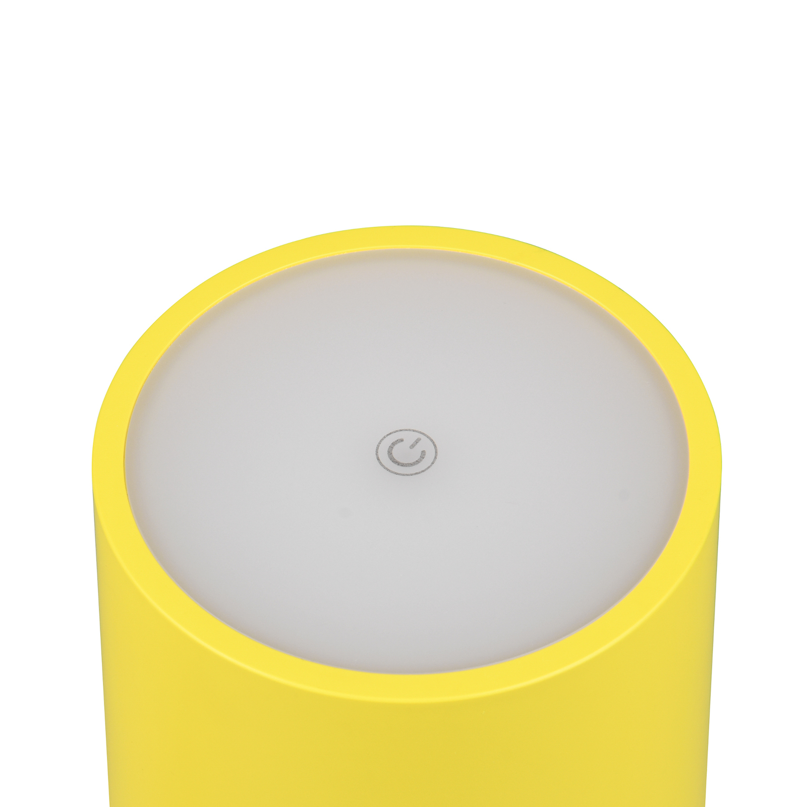 Lampe de table LED rechargeable Fernandez, jaune, IP54, CCT, intensité