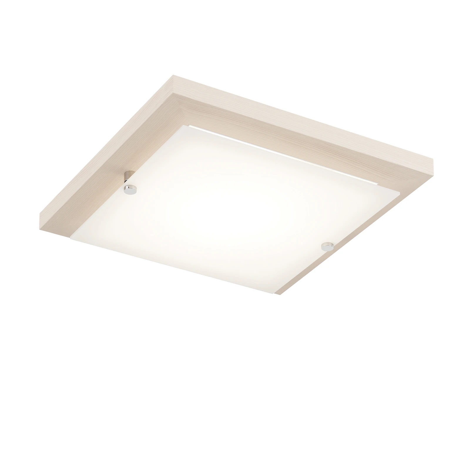 Envostar Kerio griestu lampa, 30x30 cm, dabiska priede