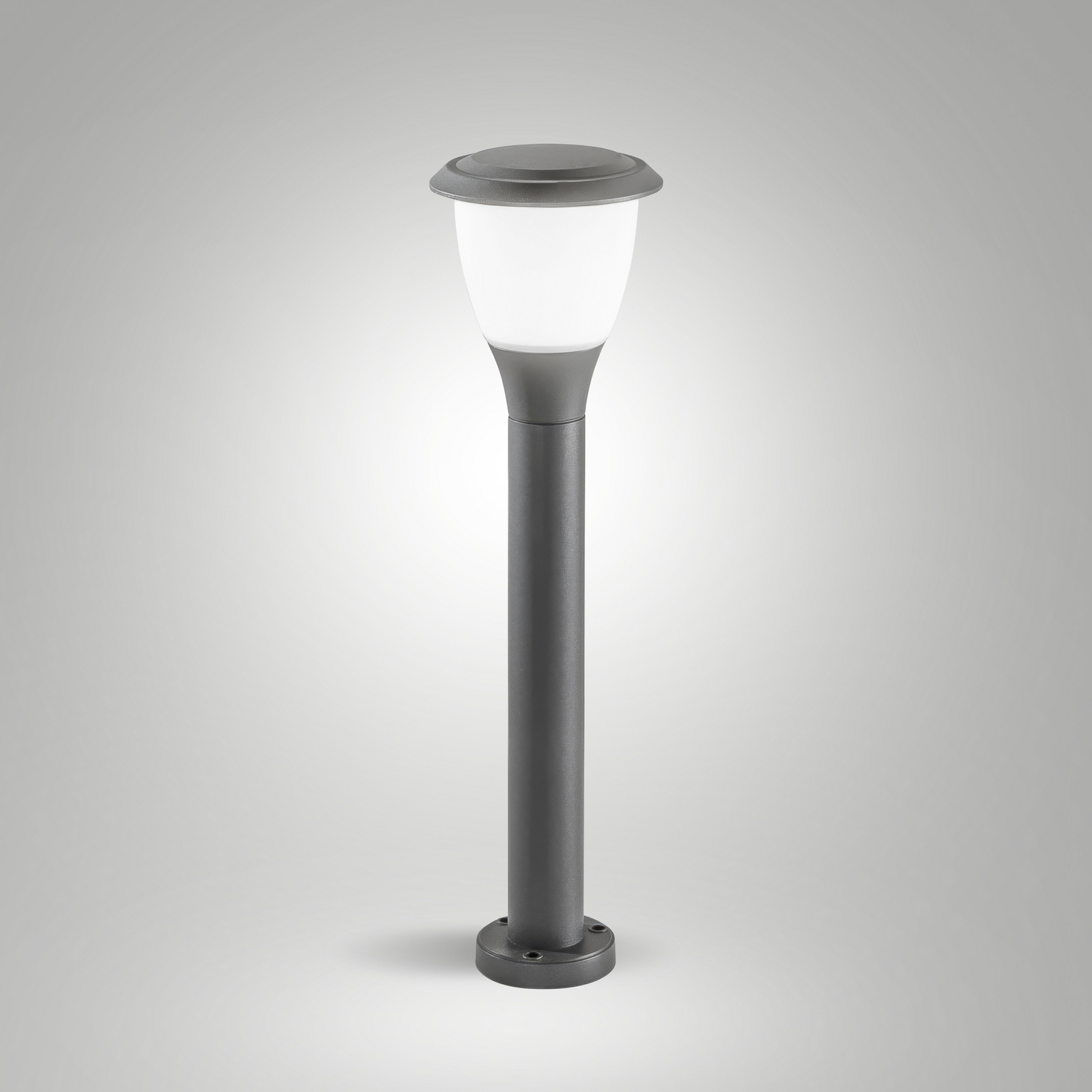 Thiago path light, 60 cm, dark grey, metal, E27, IP65