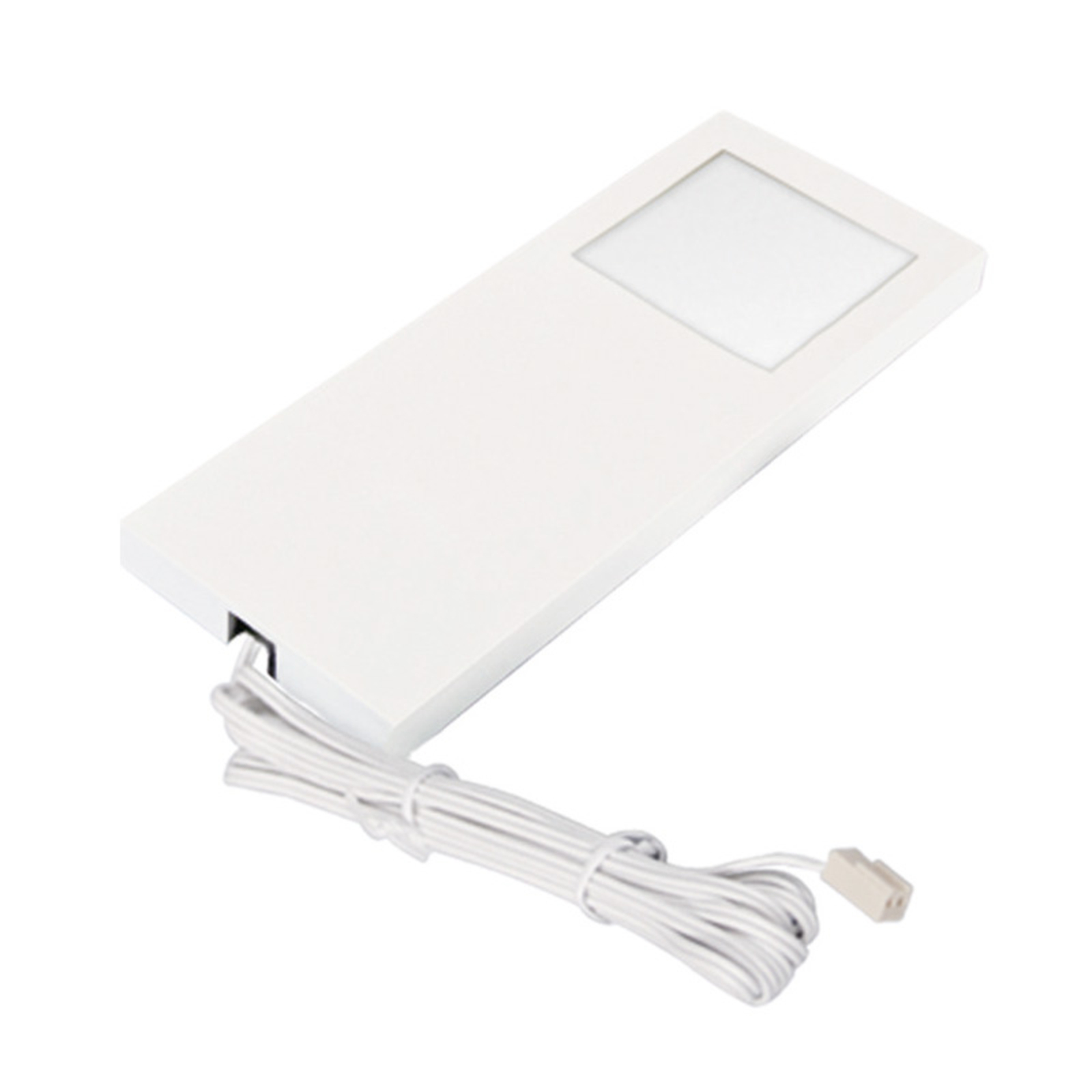 HERA LED Slim-Pad F under-cabinet lamp 3,000 K white, for Kitchen, plastic, 5 W, energy efficiency: A+, L: 18 cm, W: 7 cm, H: 1.1 cm