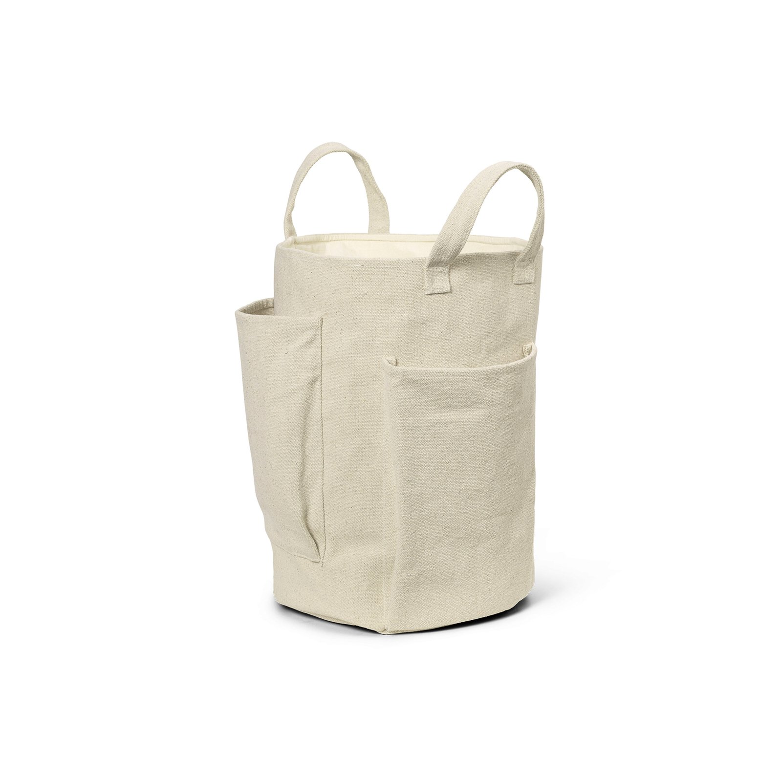 ferm LIVING Sac de rangement Pocket, Ø 30 cm, coton