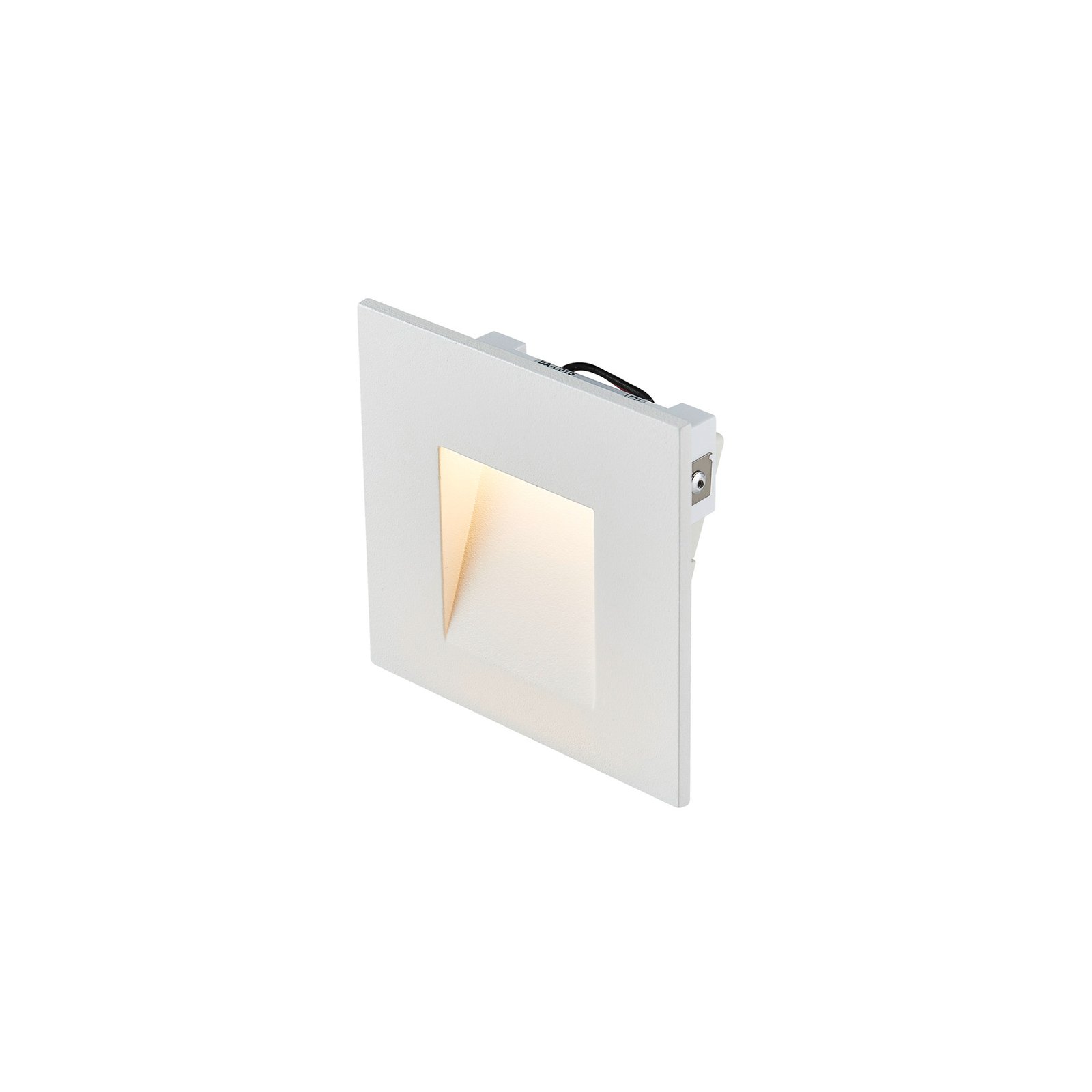 SLV LED-Wandeinbauleuchte Mobala, weiß, Aluminium, 3.000 K