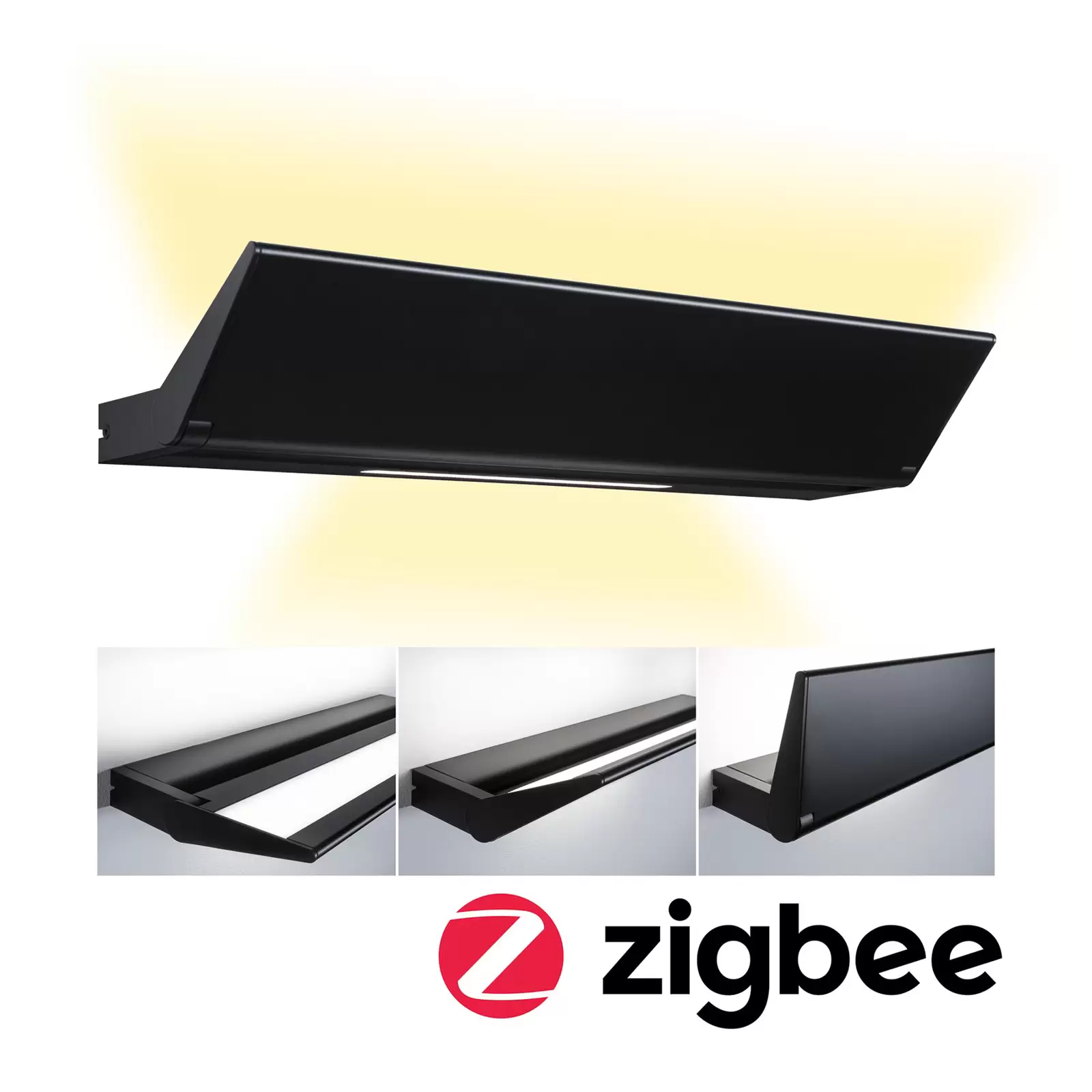 ZigBee Paulmann LED-Wandleuchte, CCT schwarz Ranva