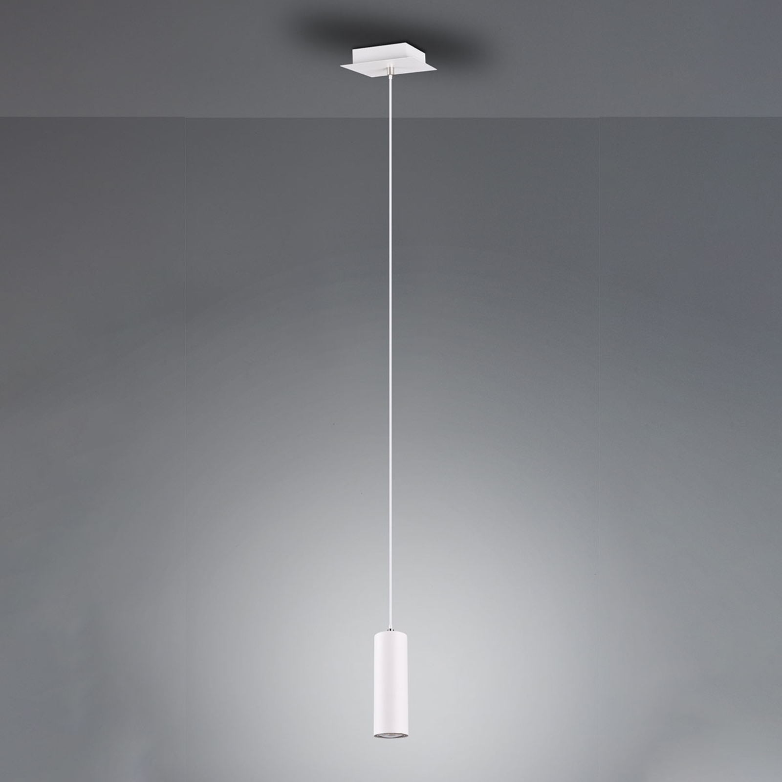 Lampada a sospensione Marley a 1 luce bianco