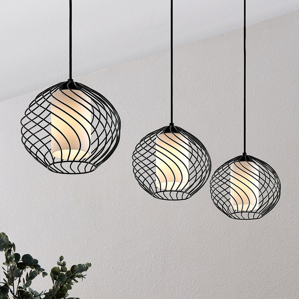 Lindby Cedrice Taklampa, svart från Lindby