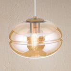 Richard pendant light with mouth-blown lampshade