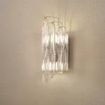 Manacor crystal glass wall light with LED