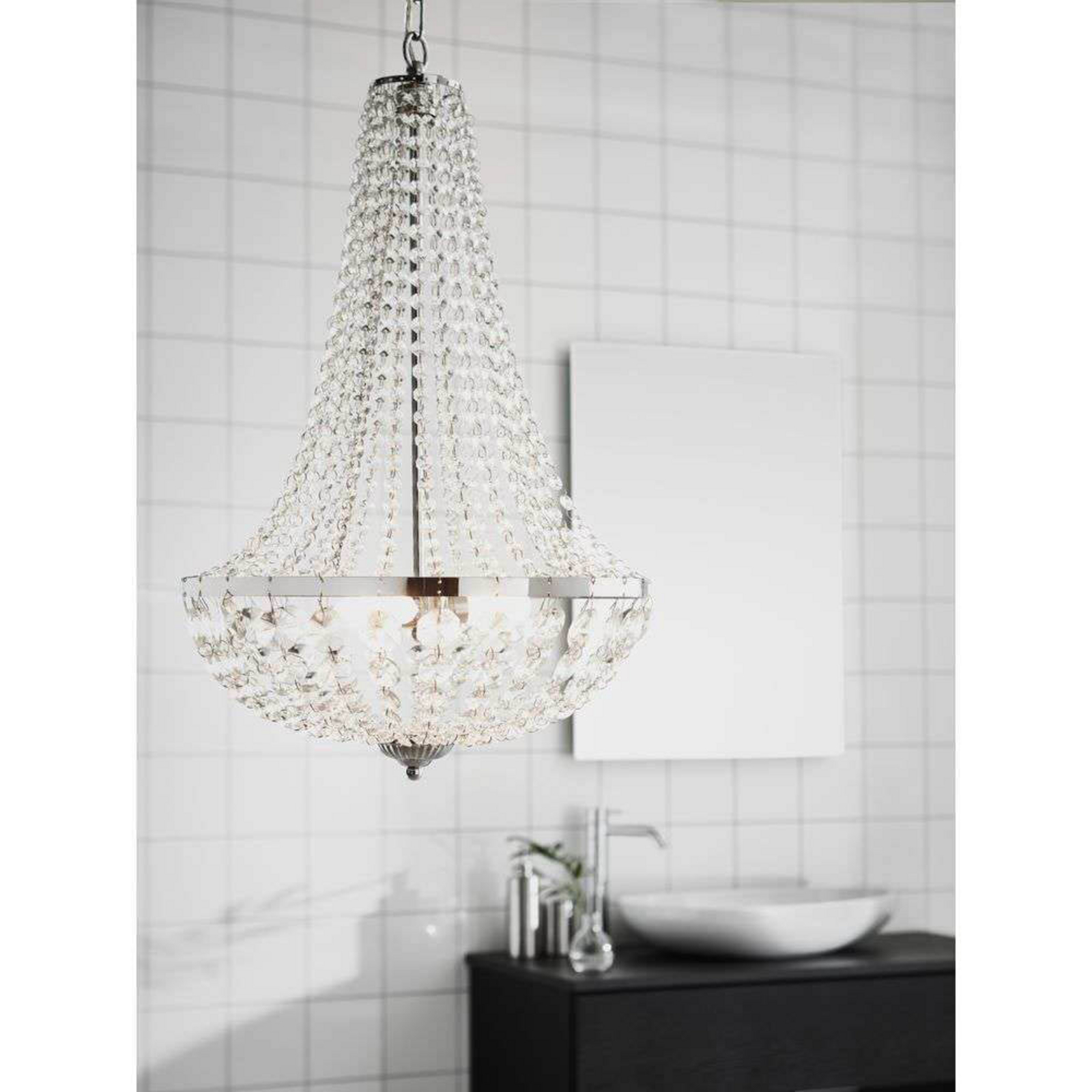 Gränsö 3 Kronleuchter IP44 Chrome - Markslöjd
