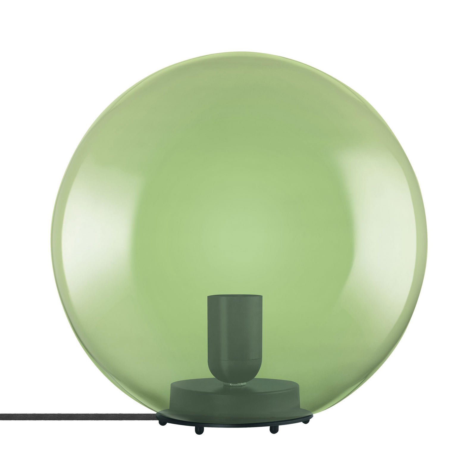 LEDVANCE Vintage 1906 Bubble table lamp, green, for Living / Dining Room, glass, E27, 40 W, energy efficiency: A++, H: 24.5 cm