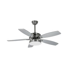 Lucande Ventilatore da soffitto LED Kuvio, DC, silenzioso, Ø 120 cm, CCT