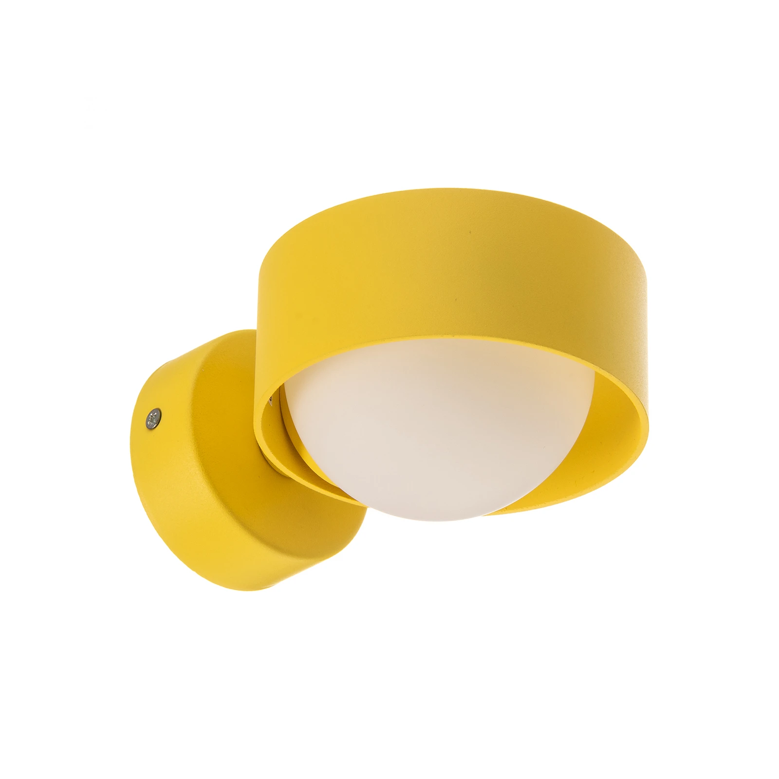 Applique Mado in acciaio, giallo, 1 luce