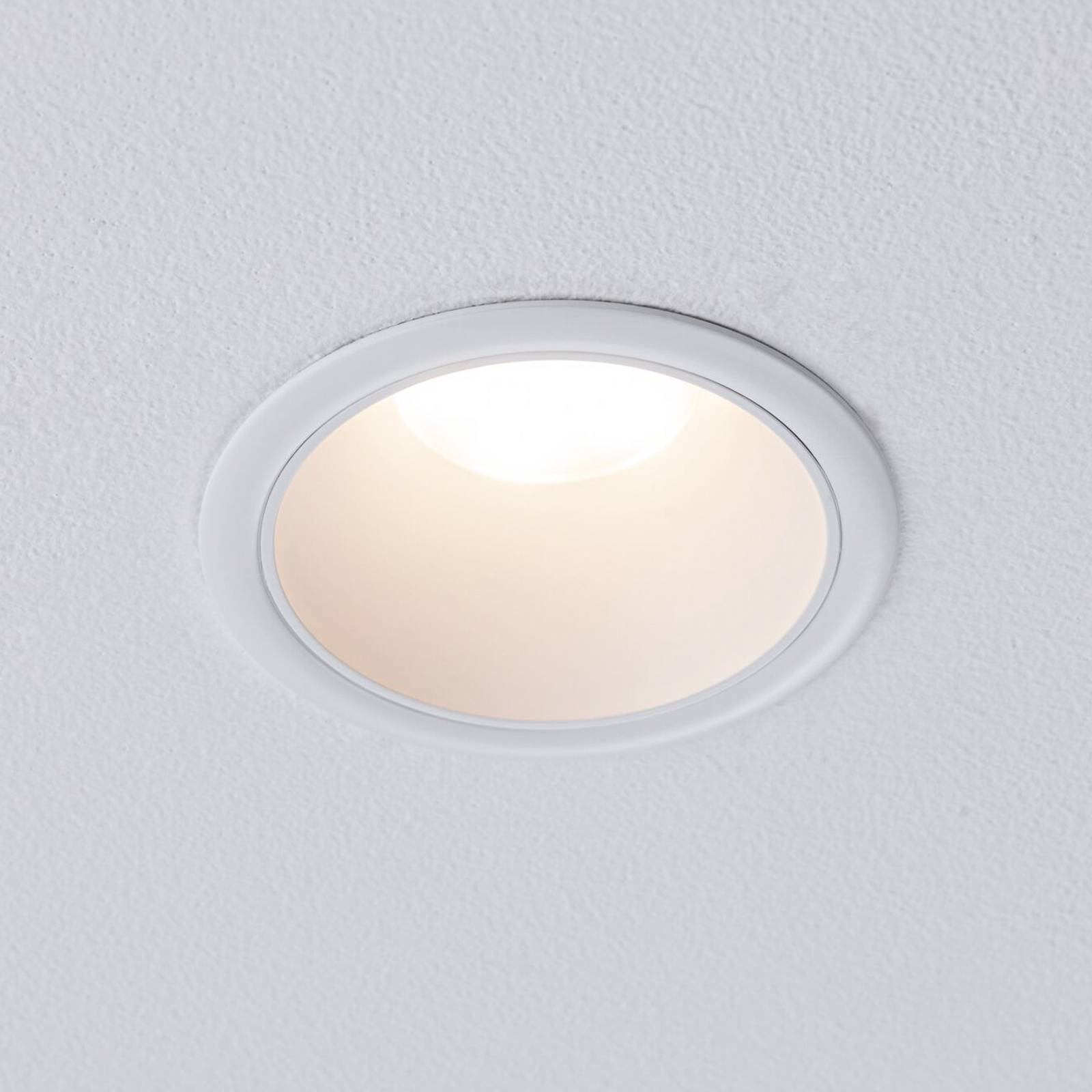 Paulmann LED-Einbaulampe Cole Coin weiß Ø9cm IP44 dim 3x-Set günstig online kaufen