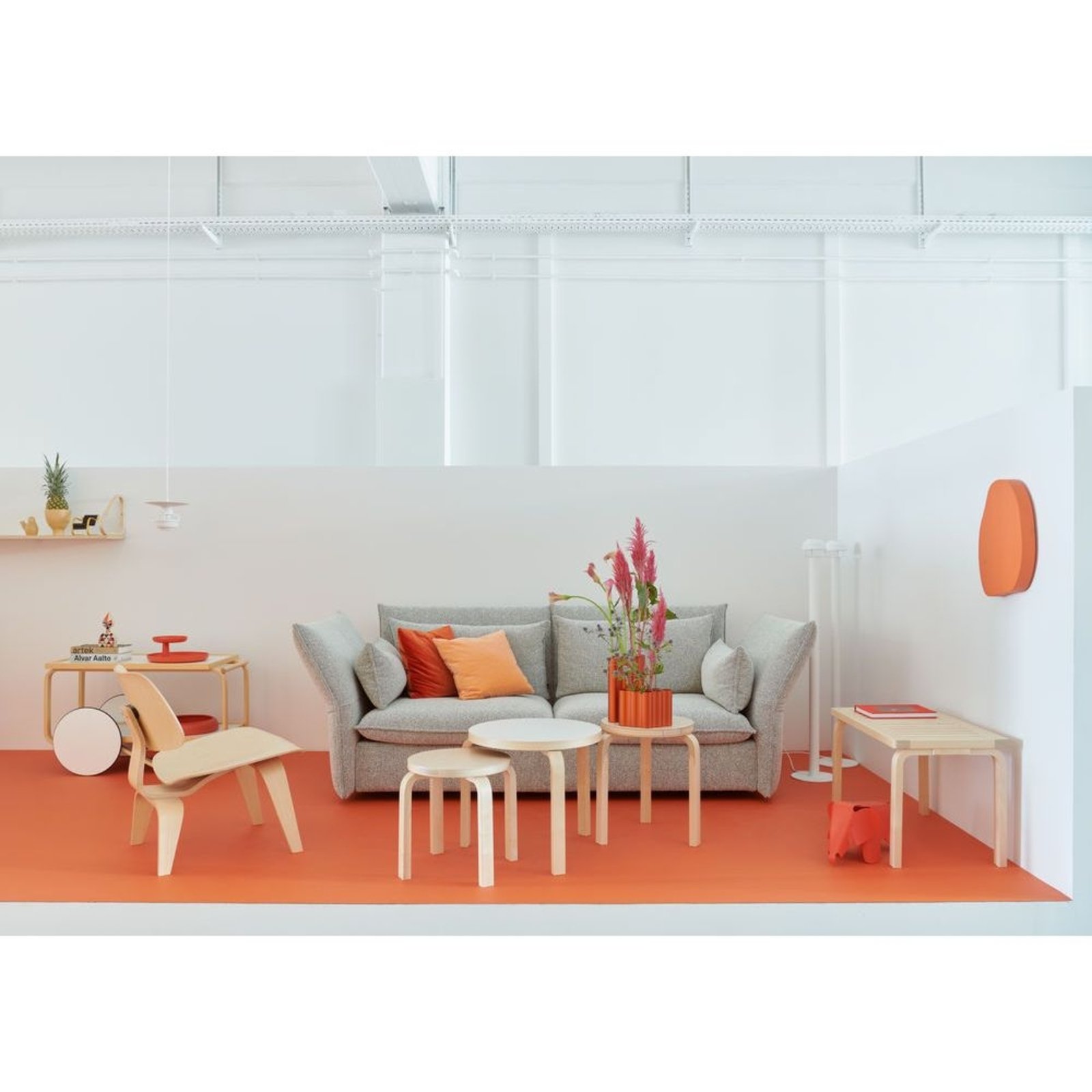 Eames Elephant Piccolo Rosso Poppy - Vitra