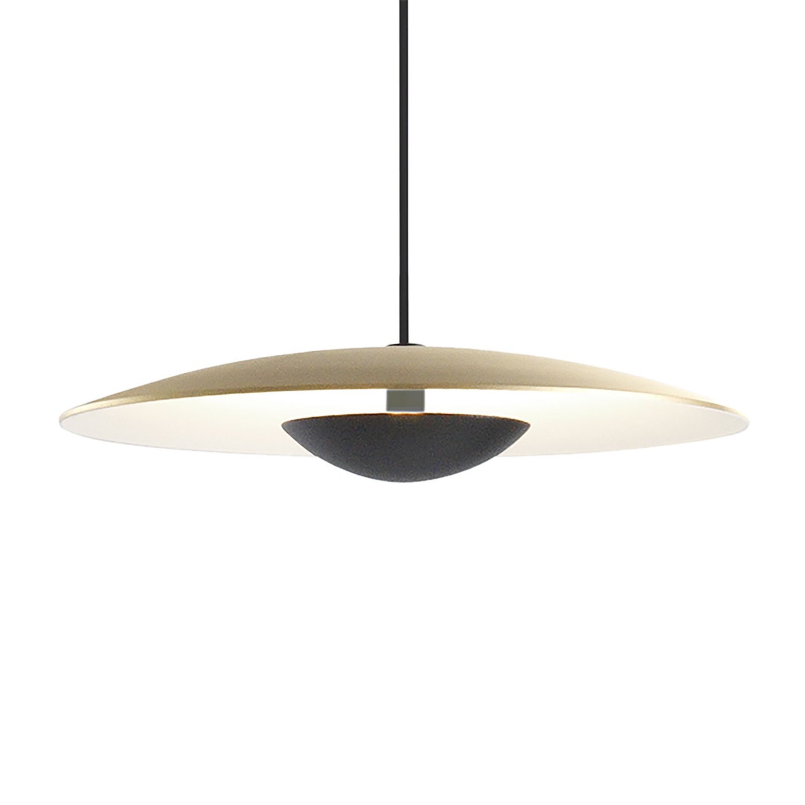 MARSET Ginger LED-Pendelleuchte, Triac, Aluminium