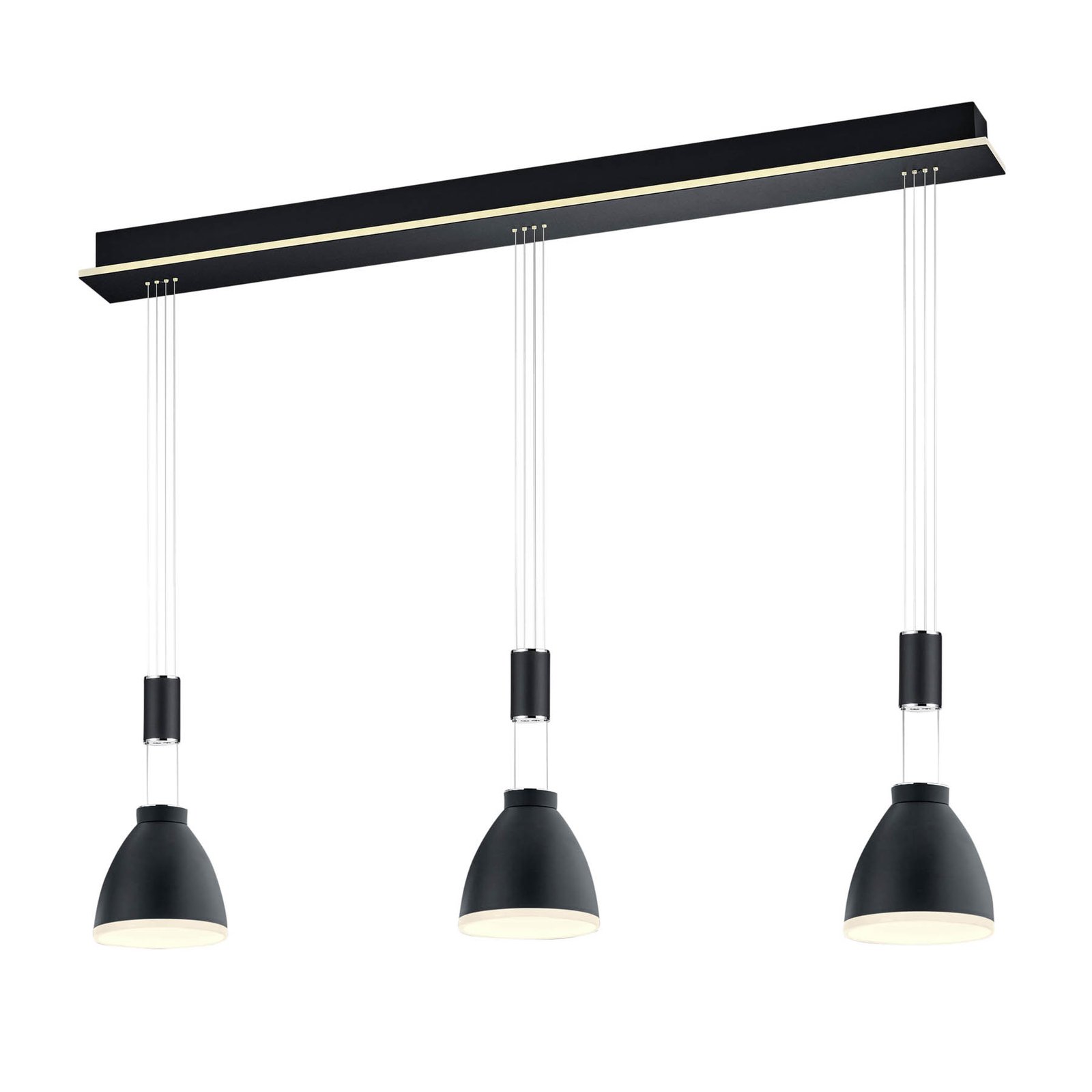 Leni LED pendant light, 3-bulb