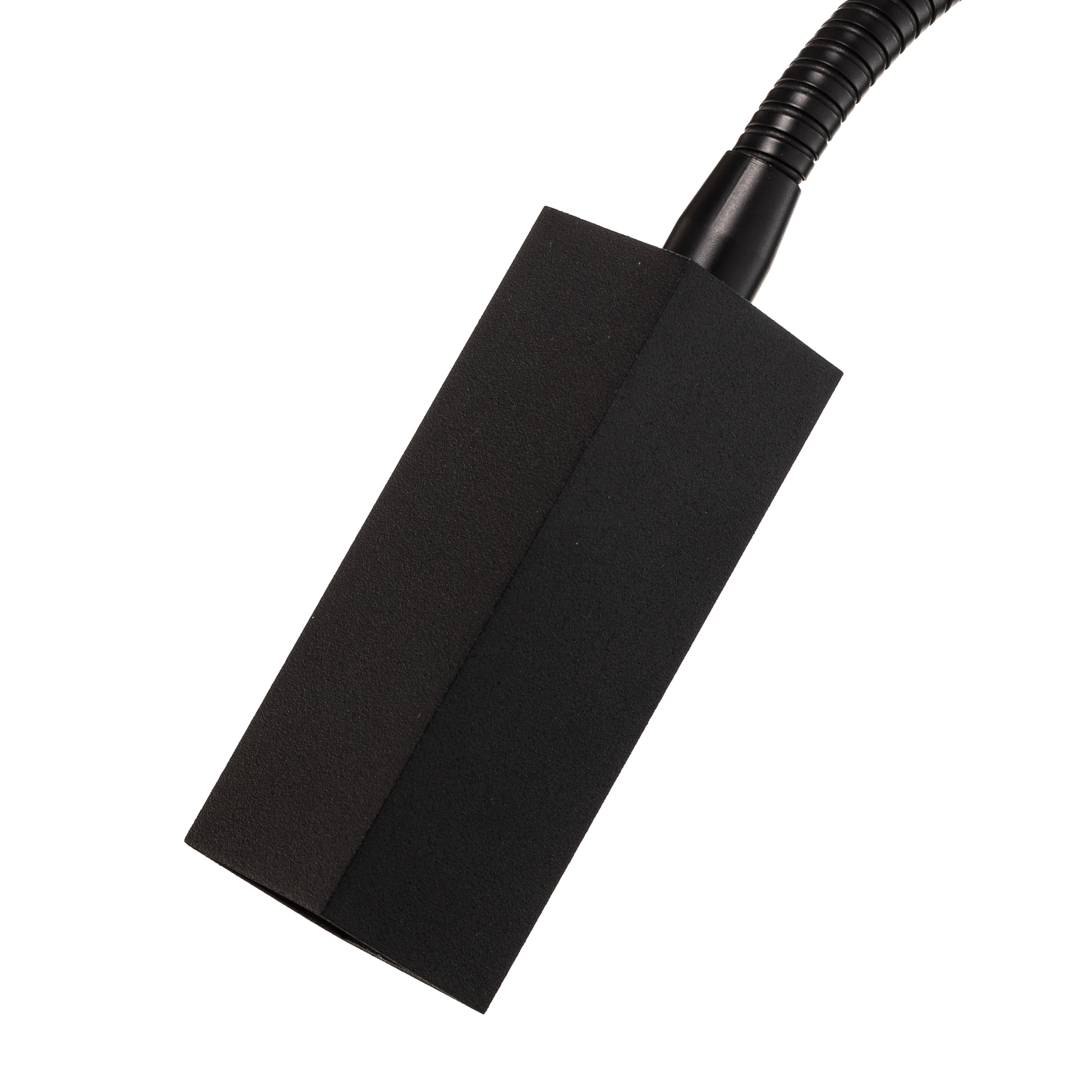 Raisio wall light, flexible arm, black