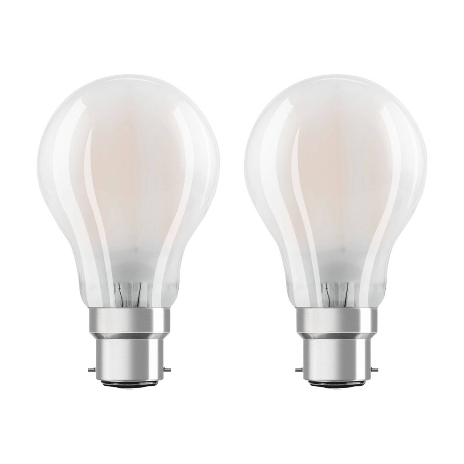 OSRAM LED žiarovka B22d Classic 827 6,5W sada2