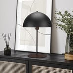 Candeeiro de mesa NOLA, altura 45 cm, preto/dourado