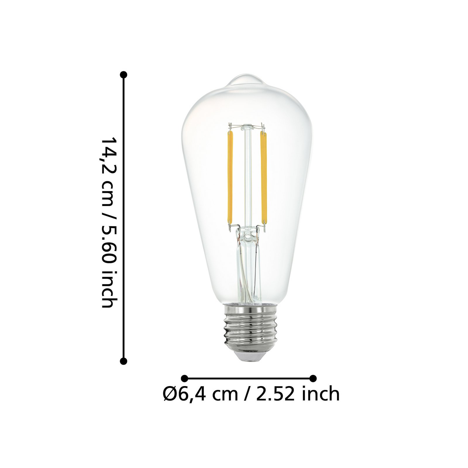 EGLO connect-z E27 ST64 lamp 6W 806lm 4000K