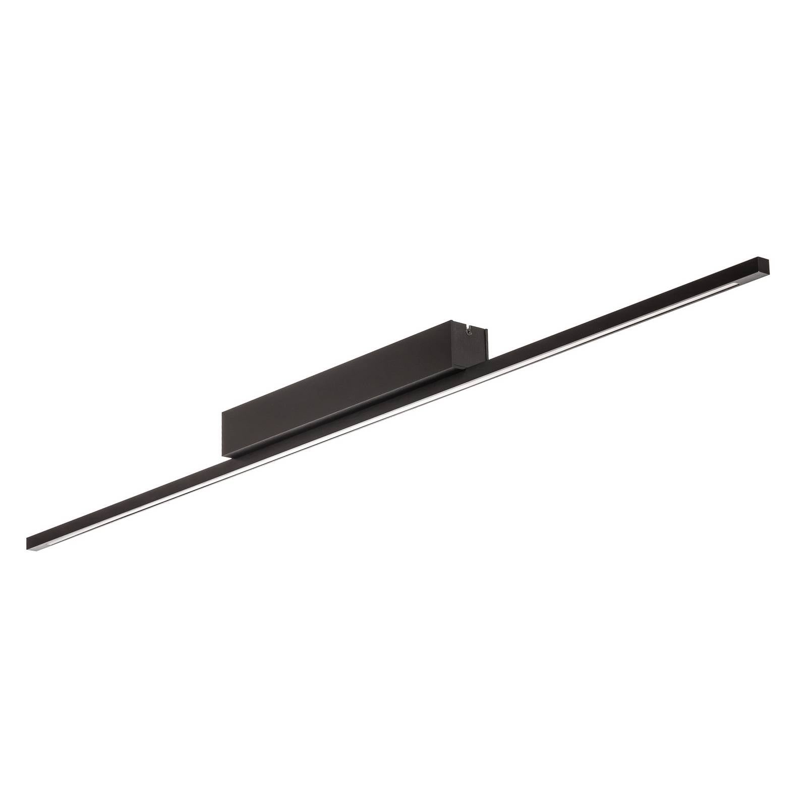 Quitani LED-Deckenleuchte Tolu, schwarz, 118 cm