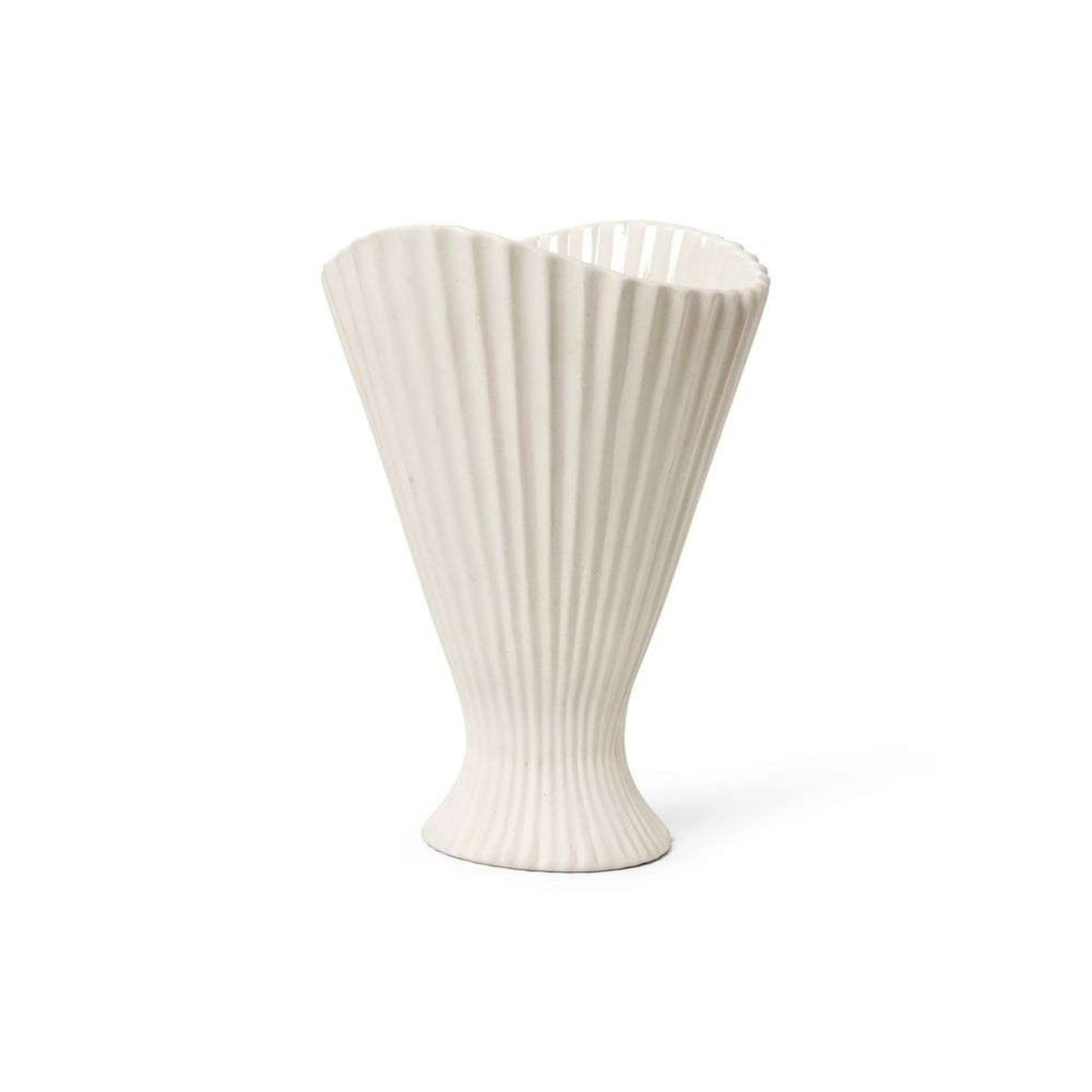 Fountain Vase Large Off-White - Ferm Living