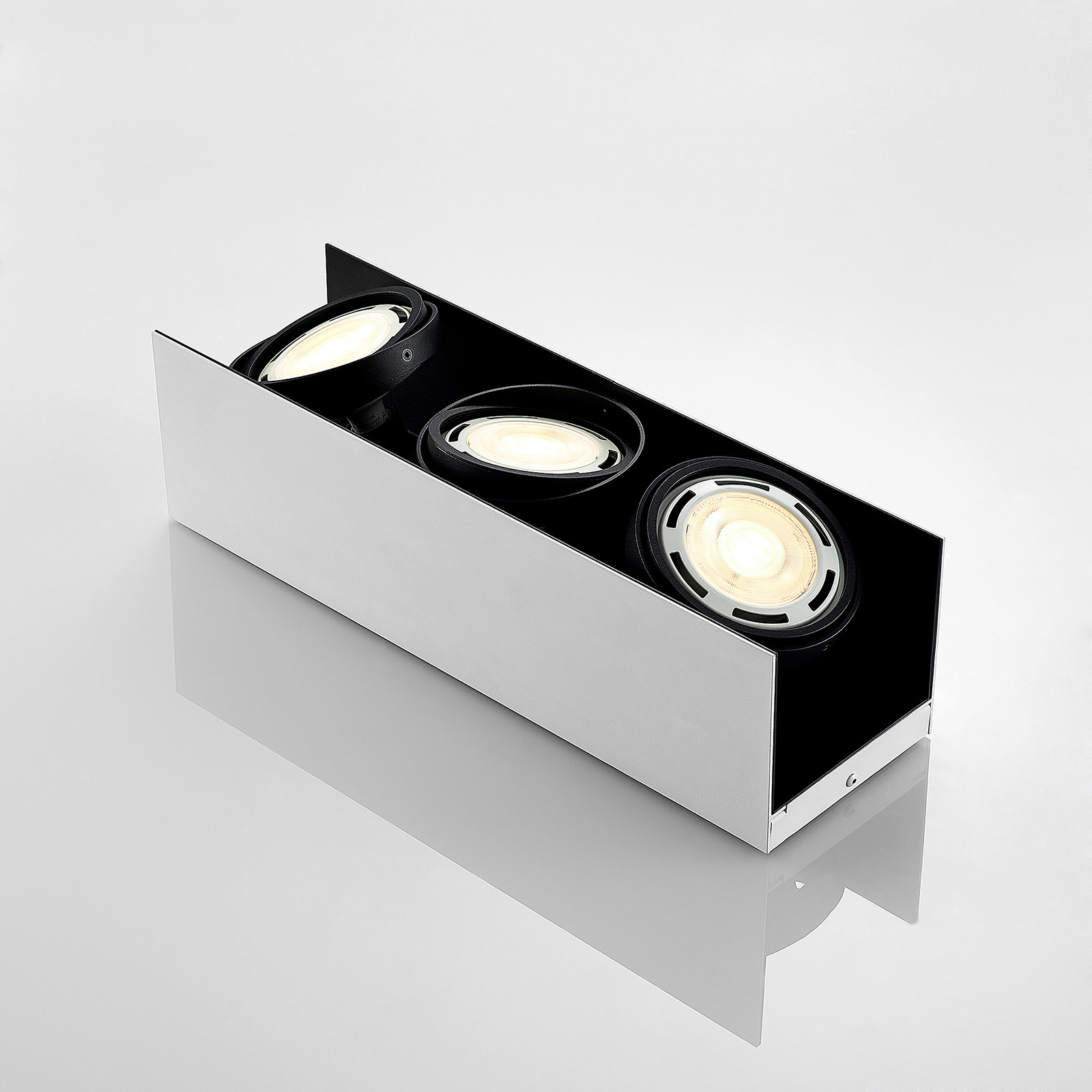 Arcchio Ocula LED stropní světlo GU10, třížár.
