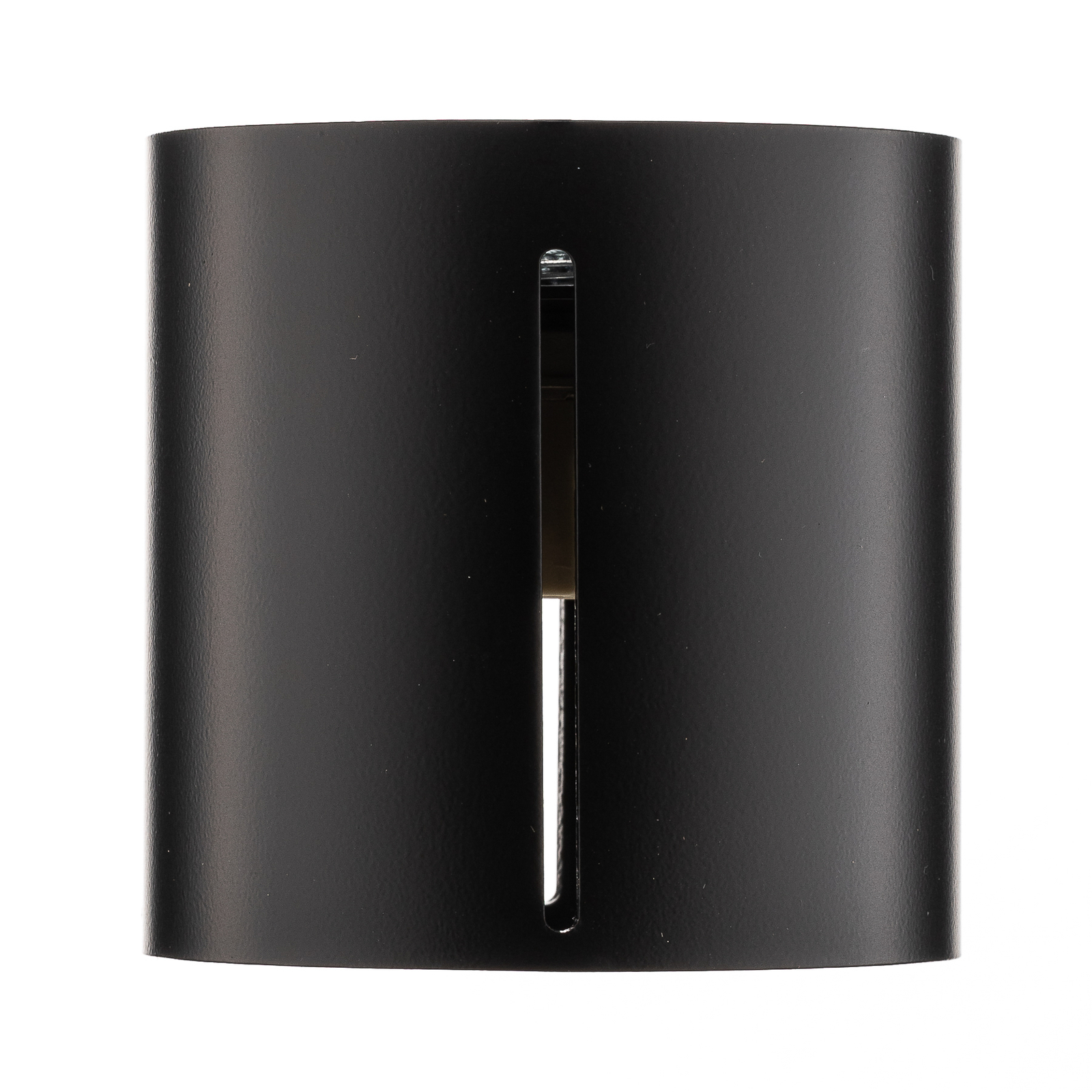 Plafondlamp Topa als zwarte cilinder
