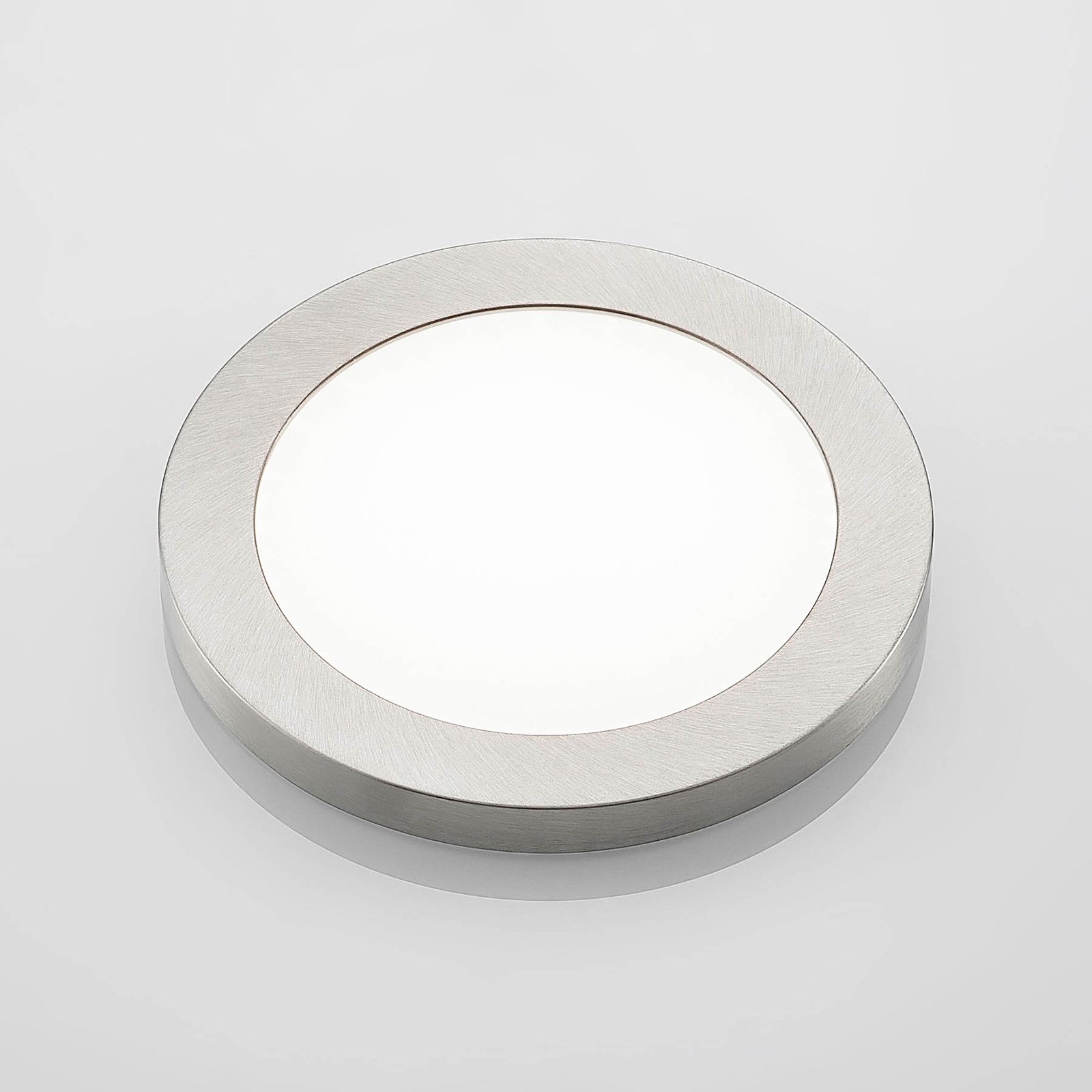 Prios Aureka LED ceiling lamp, recessed, 22.5 cm
