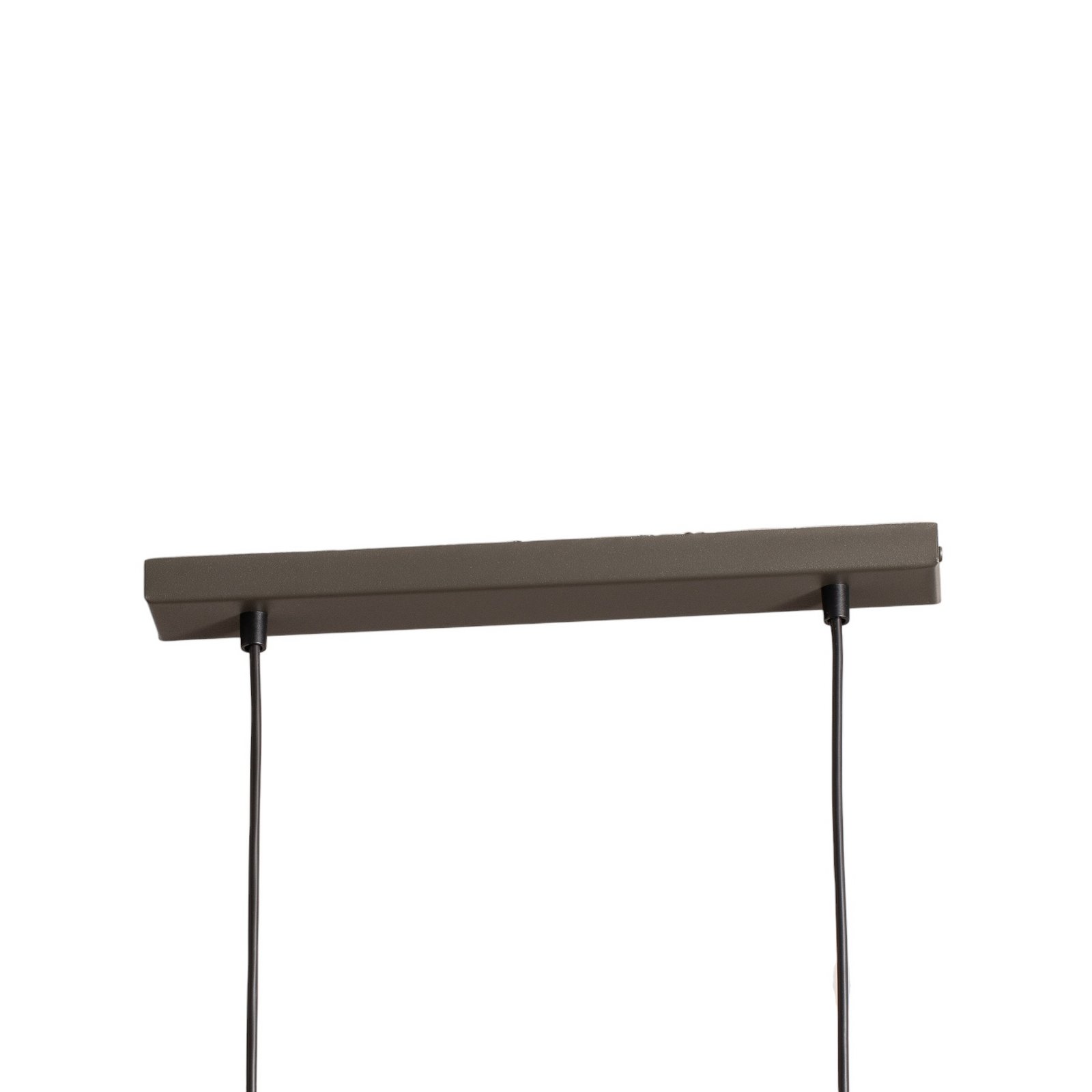 Hängeleuchte Rif 2, olivgrün, 2-flammig, linear, Stahl
