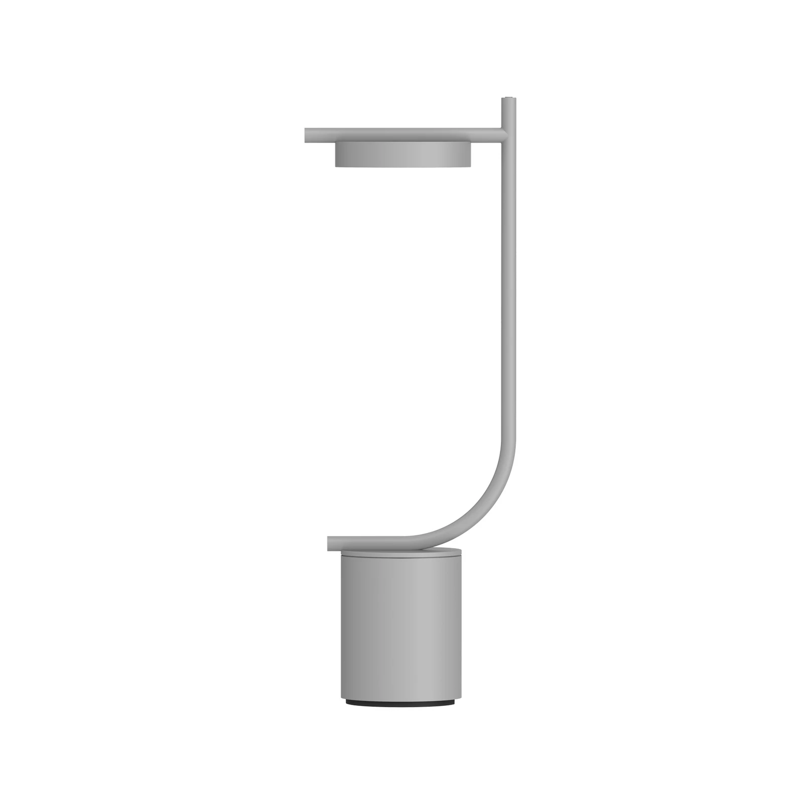 Candeeiro de mesa recarregável LED Grupa Igram, cinzento, 40 cm, IP44