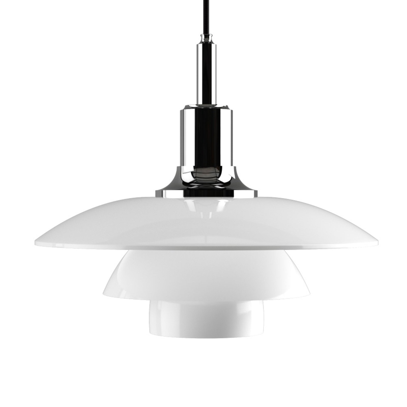 PH 3½-3 Pendant High Lustre Chrome Plated - Louis Poulsen